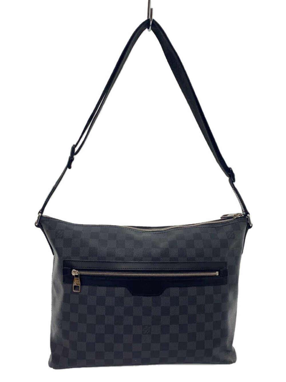 LOUIS VUITTON Mick Damier Graphite Black Shoulder Bag Black